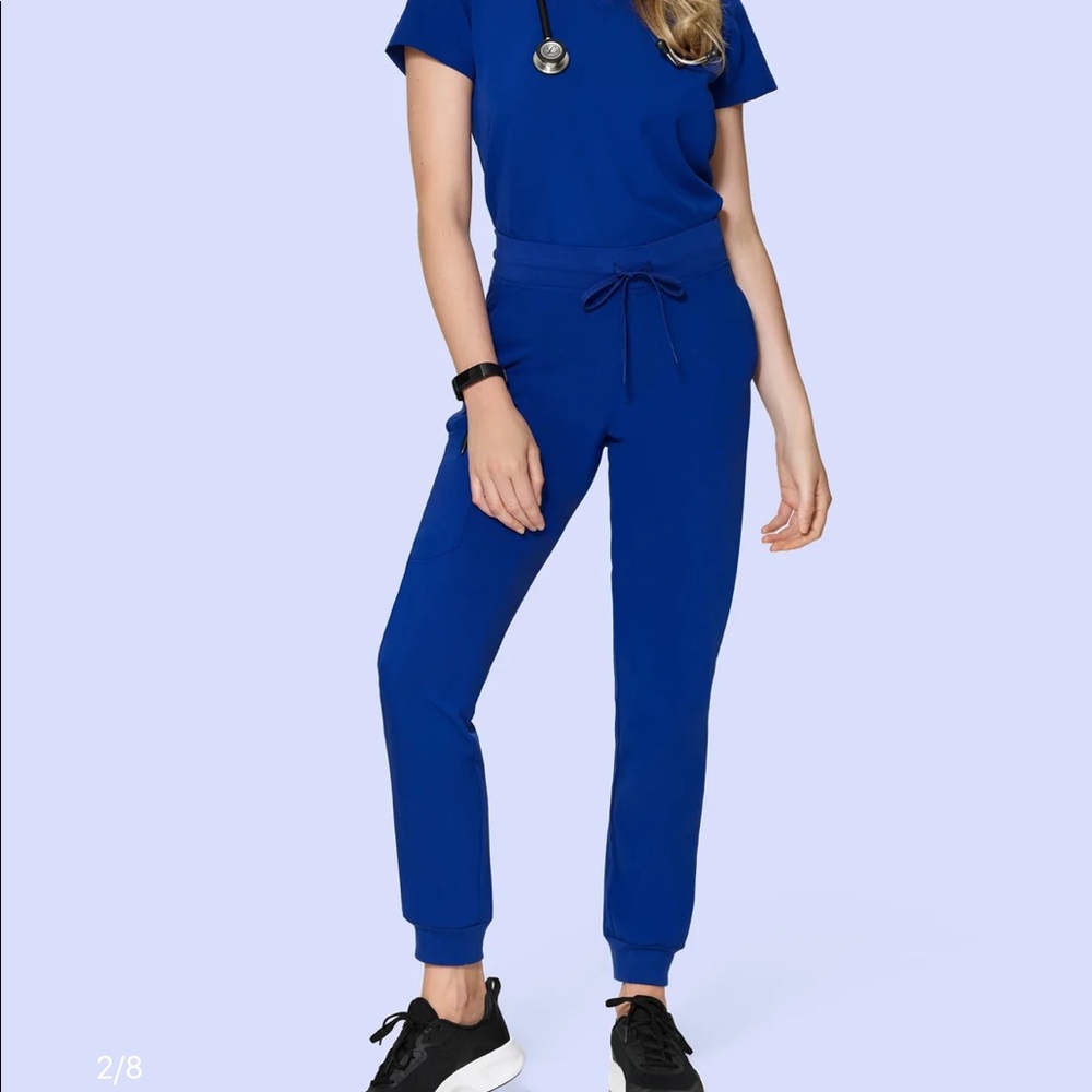 NWT Mandala High Waisted Joggers - Galaxy Blue